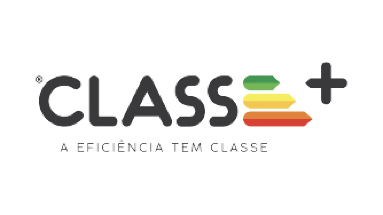 Logótipo Classe+ – Certificação de Eficiência Energética atribuída à MTS Serralharia pela ADENE
