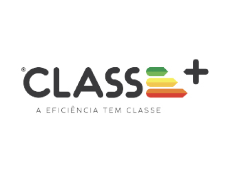 Logótipo Classe+ – Certificação de Eficiência Energética atribuída à MTS Serralharia pela ADENE