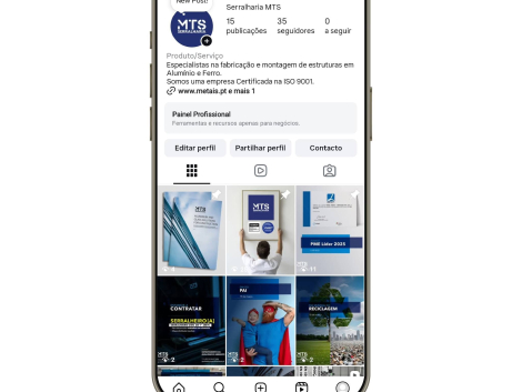 Instagram da MTS